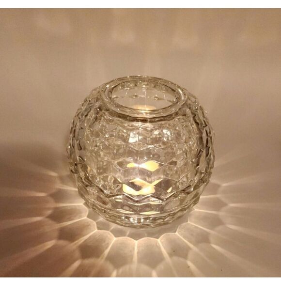 Vintage Fairy Light Homco Faceted Two Piece Fairy Light - Picture 1 of 8